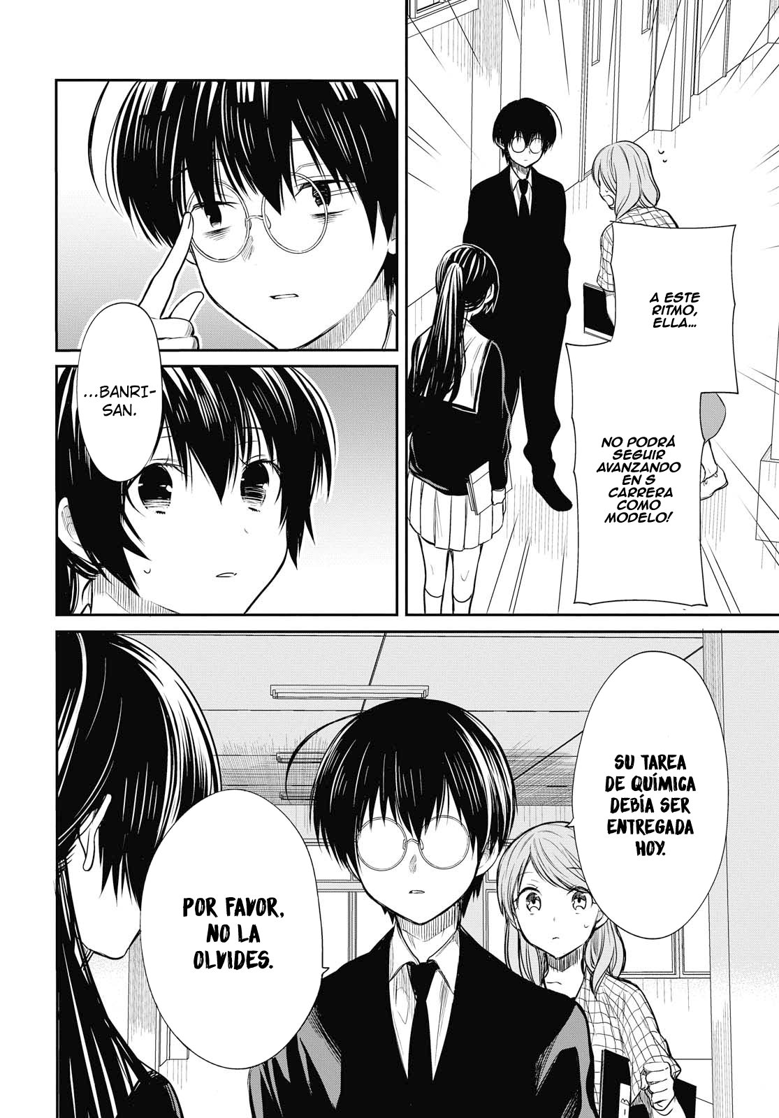 1-nen A-gumi no Monster Capitulo 8: Sensei, dígame linda página 5