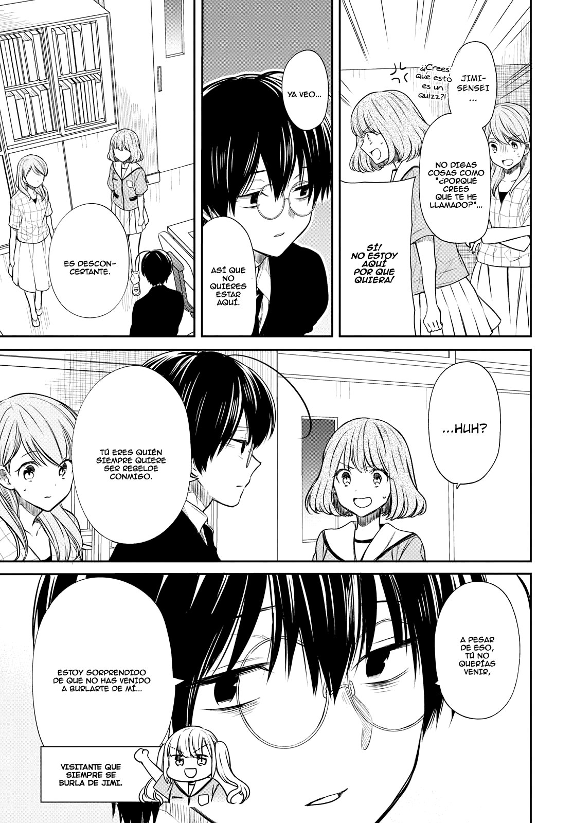 1-nen A-gumi no Monster Capitulo 9: Sensei, ¿Está bien de esta manera? página 4