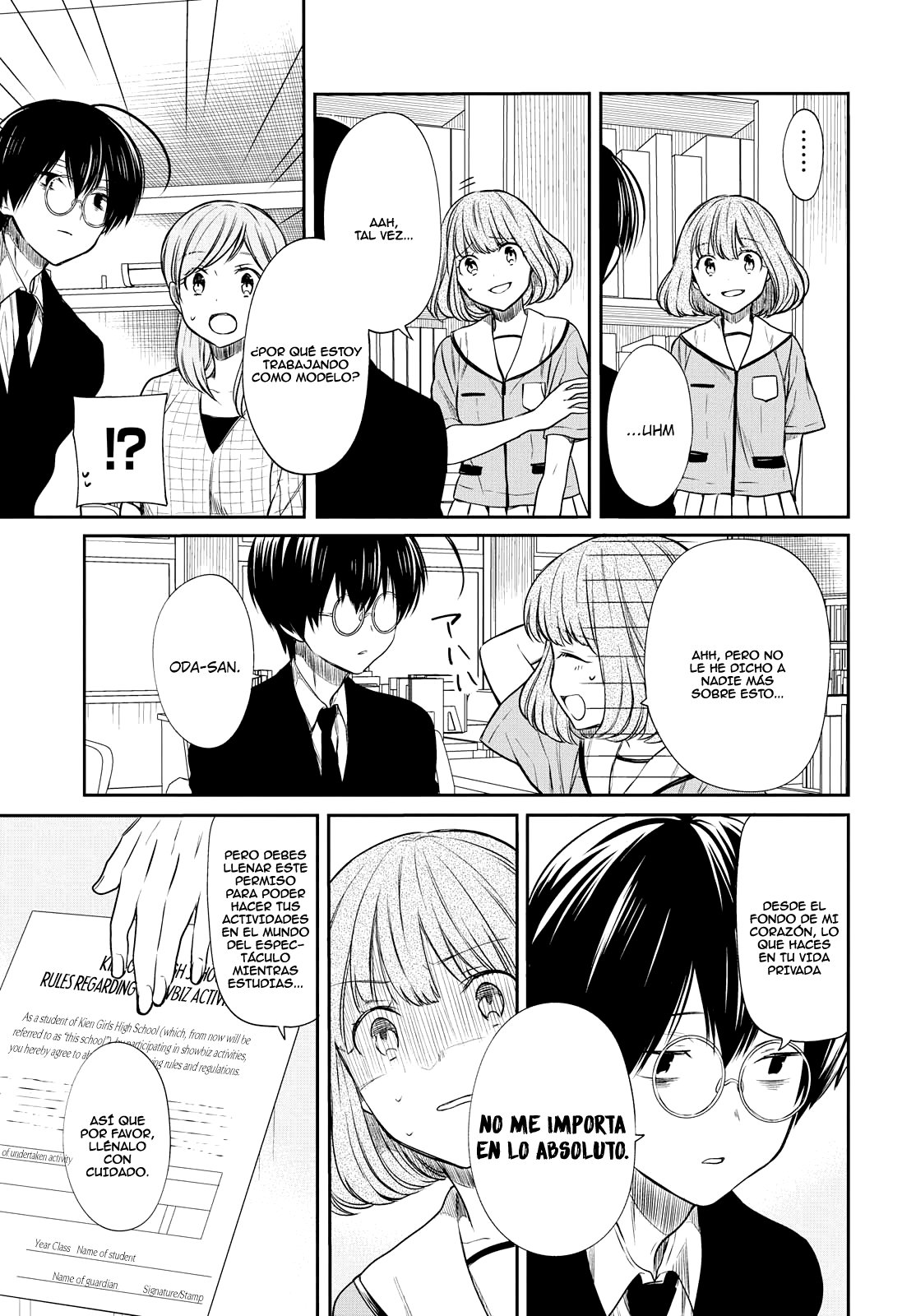 1-nen A-gumi no Monster Capitulo 9: Sensei, ¿Está bien de esta manera? página 6
