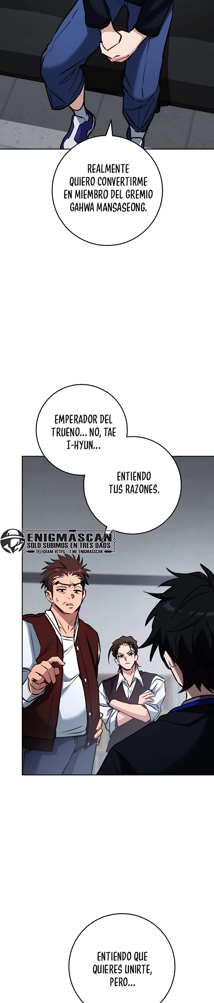 El Emperador del Trueno escribe desde las sombras Capitulo 8 página 38