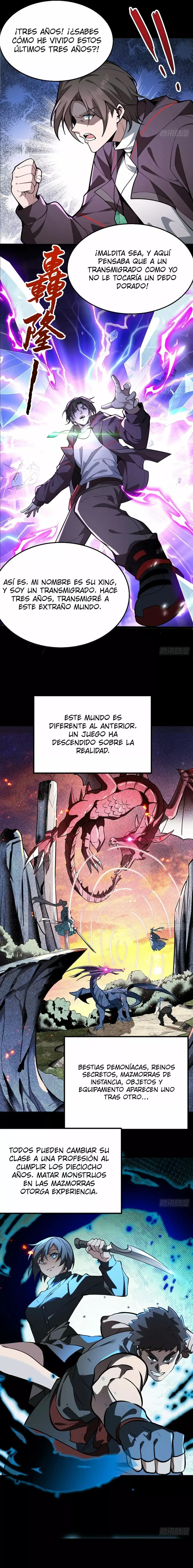 Otros suben de nivel, yo cultivo, surgiendo solo en la Gran Ascensión Capitulo 1 página 2