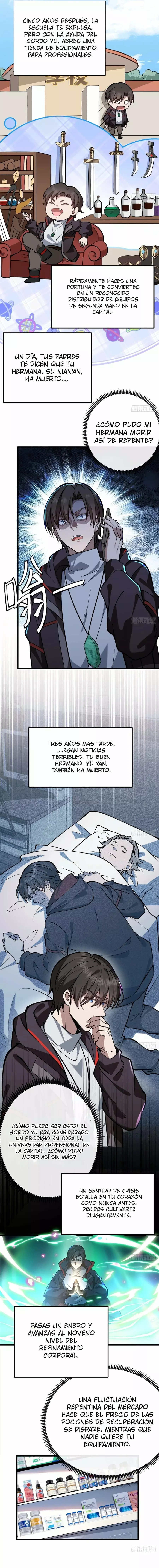Otros suben de nivel, yo cultivo, surgiendo solo en la Gran Ascensión Capitulo 1 página 7