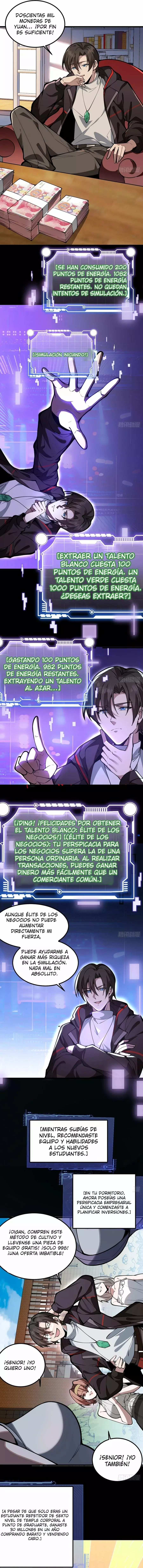Otros suben de nivel, yo cultivo, surgiendo solo en la Gran Ascensión Capitulo 2 página 4