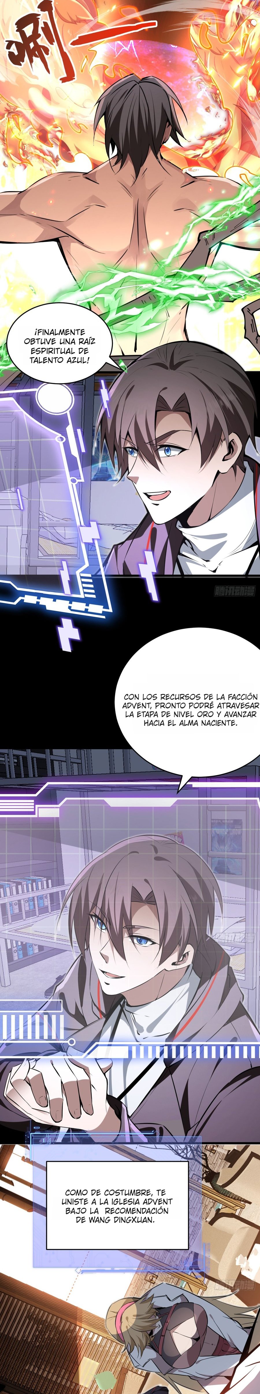Otros suben de nivel, yo cultivo, surgiendo solo en la Gran Ascensión Capitulo 25 página 17
