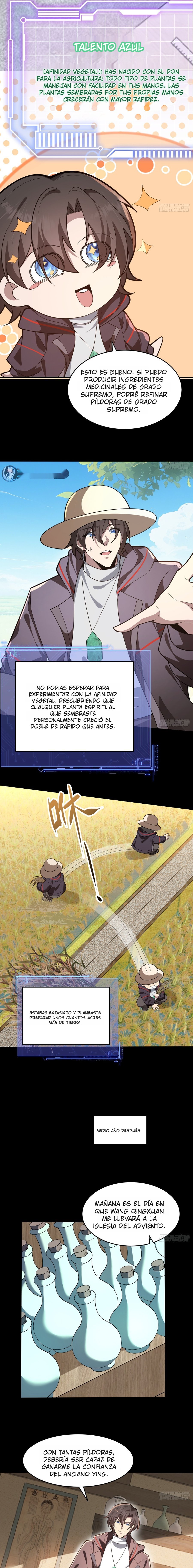 Otros suben de nivel, yo cultivo, surgiendo solo en la Gran Ascensión Capitulo 27 página 13