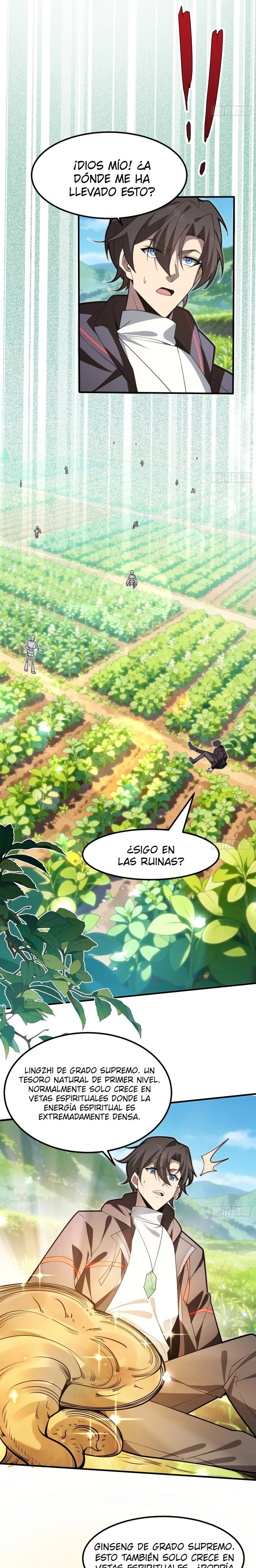 Otros suben de nivel, yo cultivo, surgiendo solo en la Gran Ascensión Capitulo 54 página 5