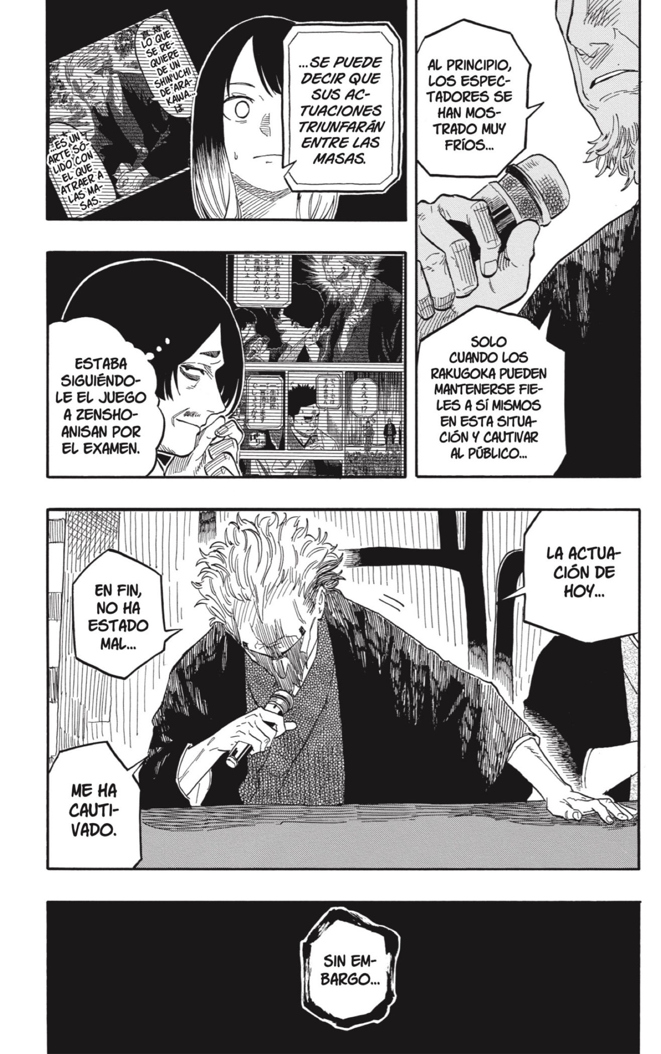Akane-banashi Capitulo 116: El Resultado de los Jueces página 6