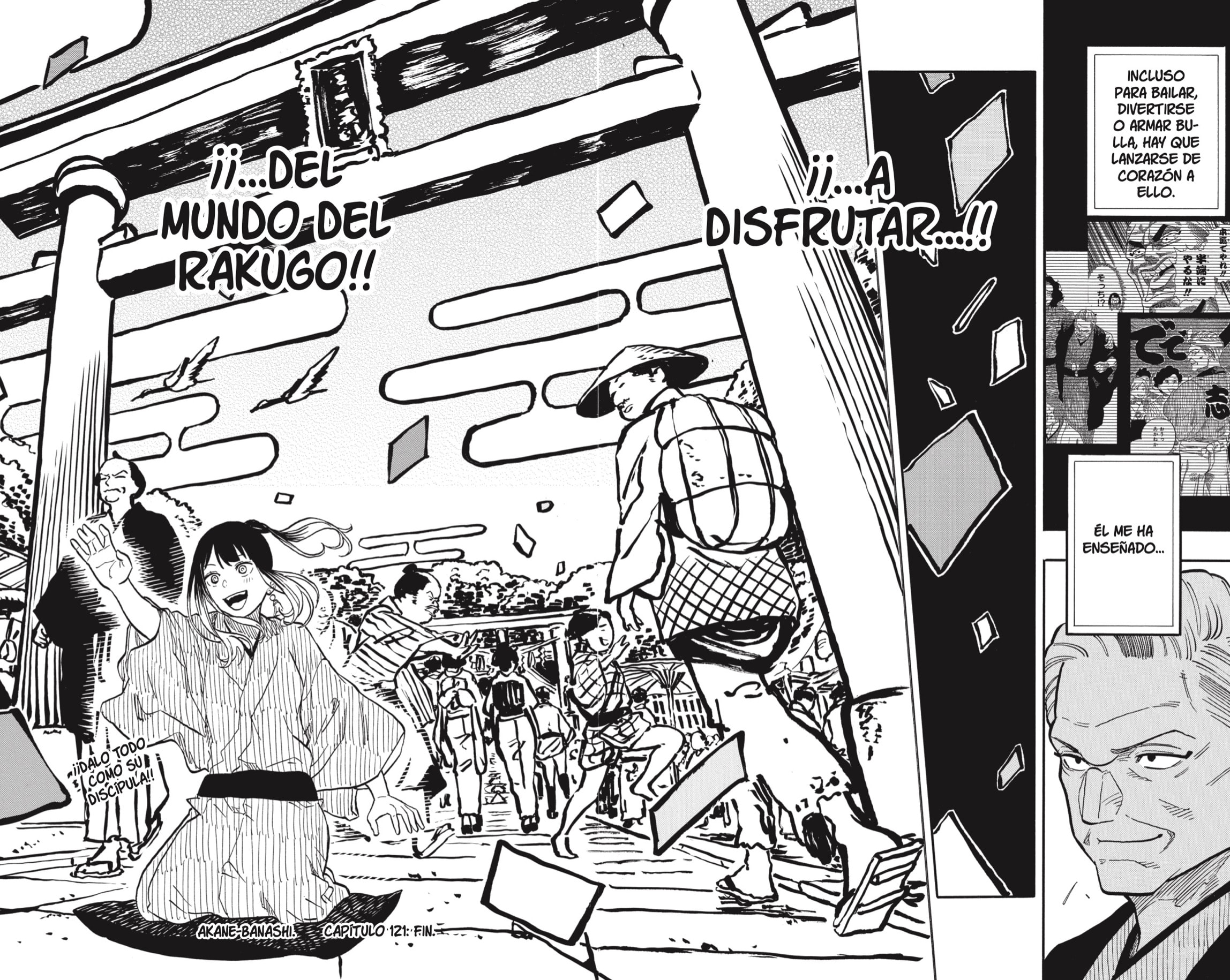 Akane-banashi Capitulo 121: Gracias a mi Maestro página 18