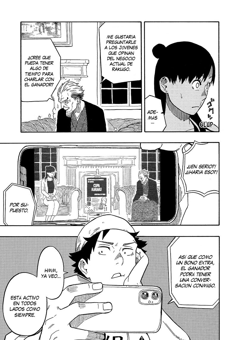 Akane-banashi Capitulo 13: Objetivo y condición página 8