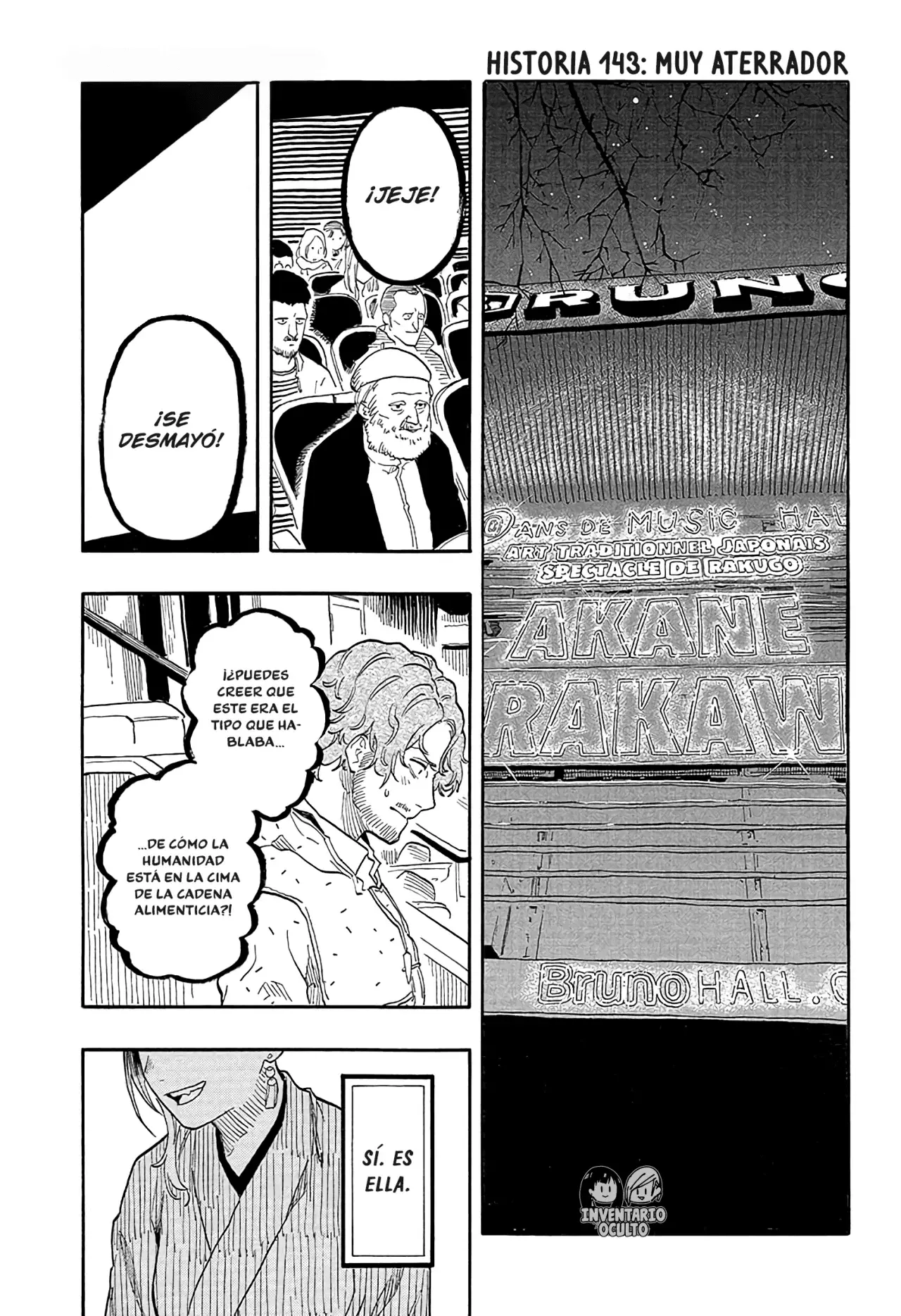 Akane-banashi Capitulo 143: Muy Aterrador página 2