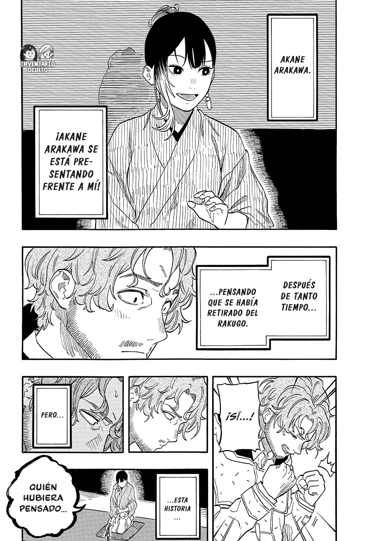 Akane-banashi Capitulo 143: Muy Aterrador página 3