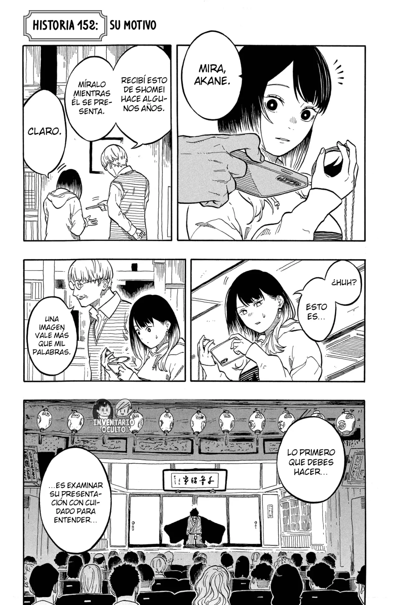 Akane-banashi Capitulo 152: Su Motivo página 2