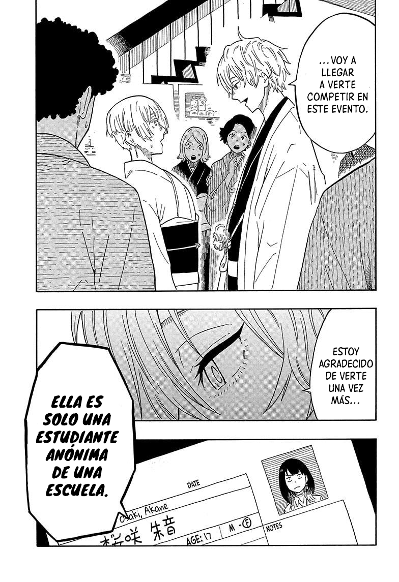 Akane-banashi Capitulo 16: La copa Karaku comienza. página 18