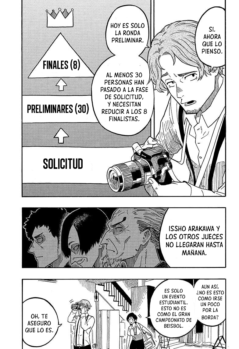 Akane-banashi Capitulo 16: La copa Karaku comienza. página 4