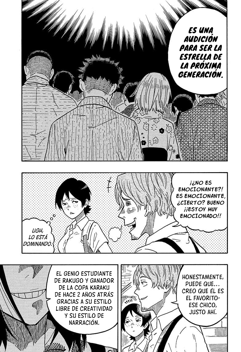 Akane-banashi Capitulo 16: La copa Karaku comienza. página 6
