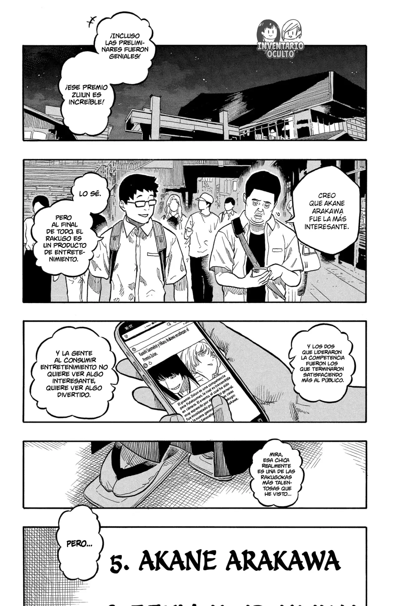Akane-banashi Capitulo 162: Mejor Que Eso página 3