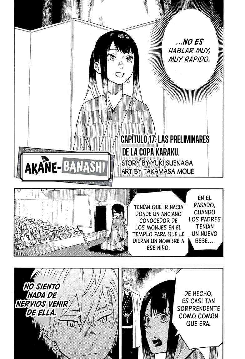 Akane-banashi Capitulo 17: Las preliminares de la Copa Karaku página 3
