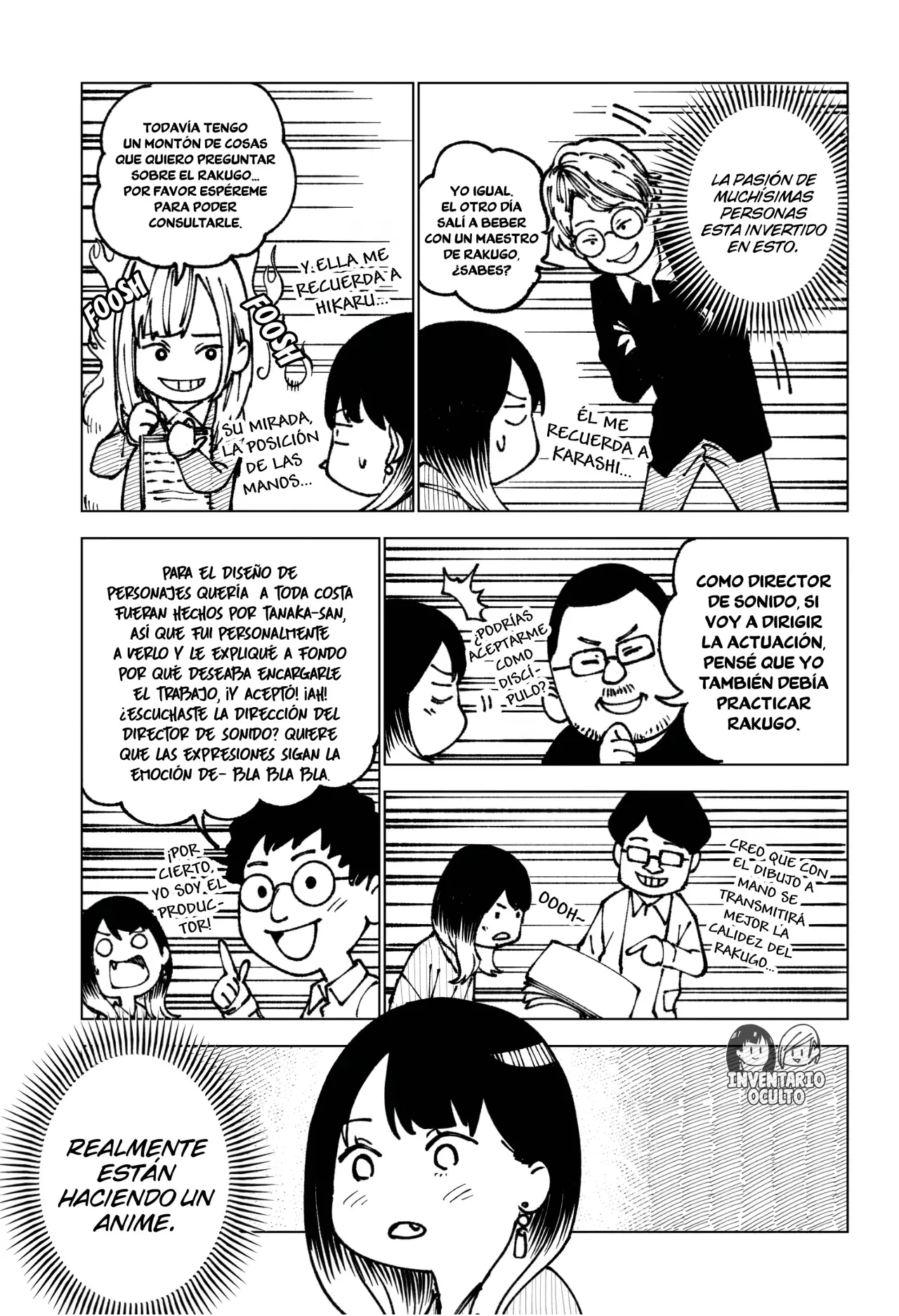 Akane-banashi Capitulo 170.5: Anime Banashi página 8