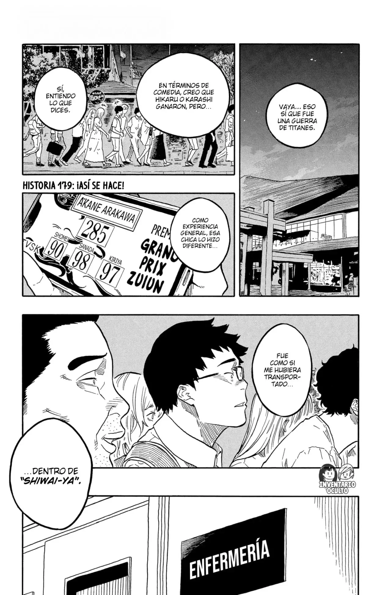 Akane-banashi Capitulo 179: ¡Así de Hace! página 2