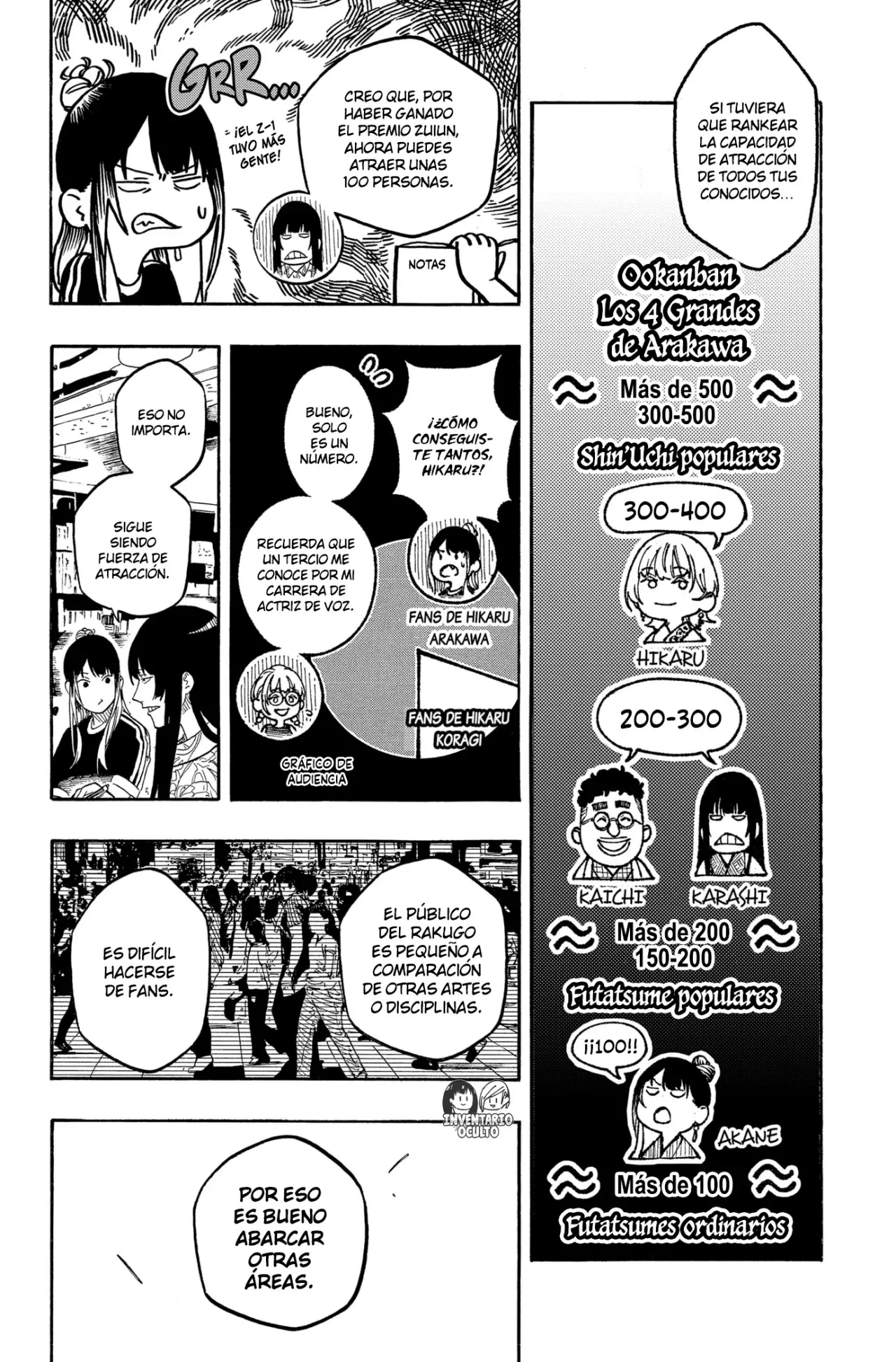 Akane-banashi Capitulo 184: Capacidad de atracción página 12