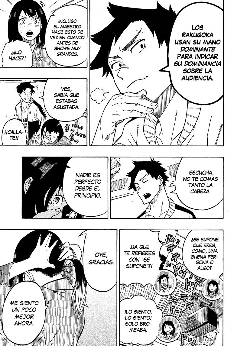 Akane-banashi Capitulo 3: Primera actuación página 10