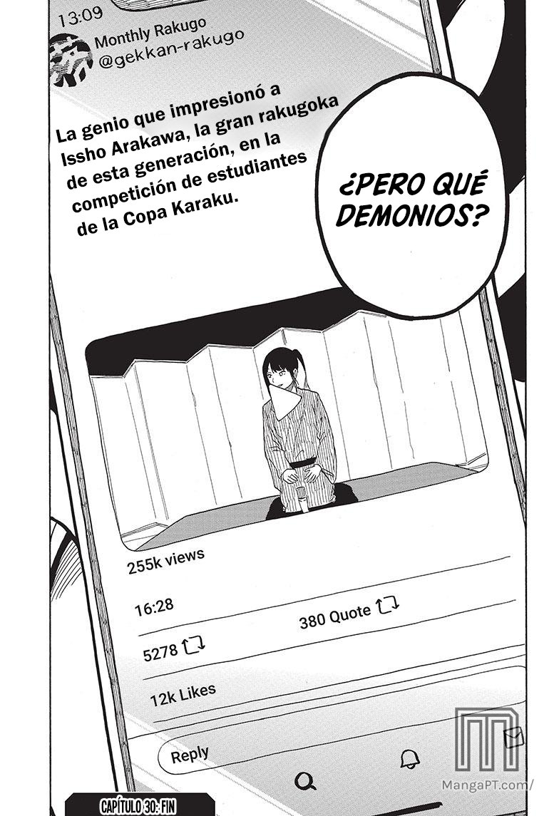 Akane-banashi Capitulo 30: Antes de ser un rakugoka. página 20
