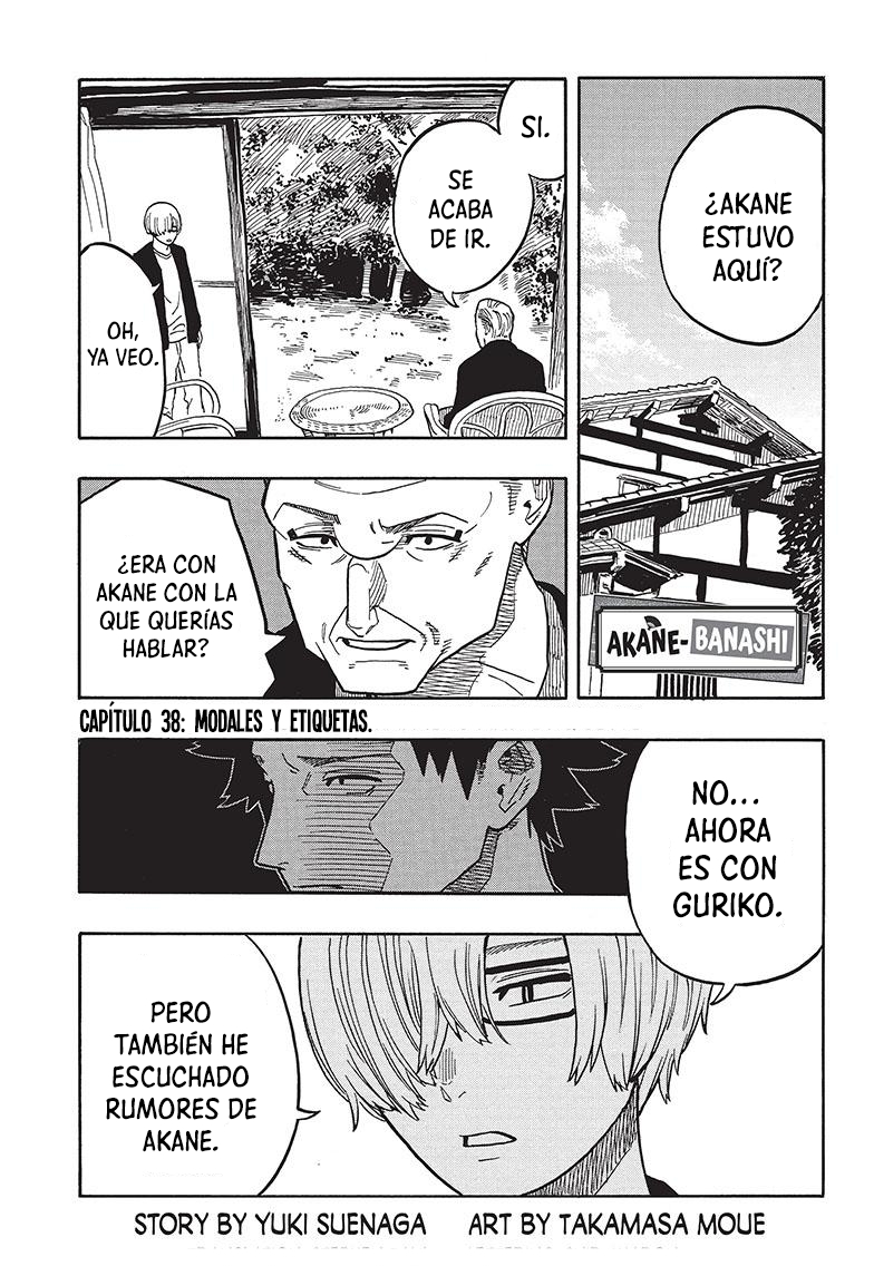 Akane-banashi Capitulo 38: Modales y Etiquetas página 2