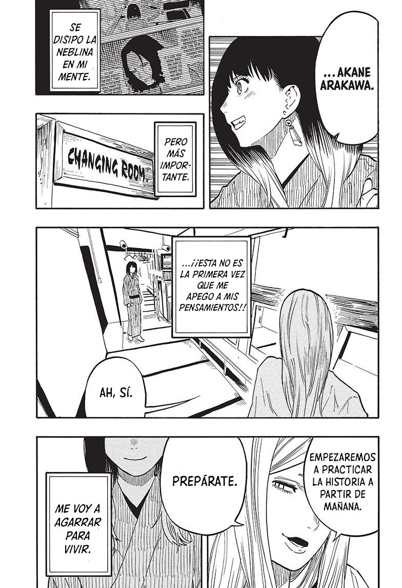 Akane-banashi Capitulo 44: Primera práctica del camino. página 8