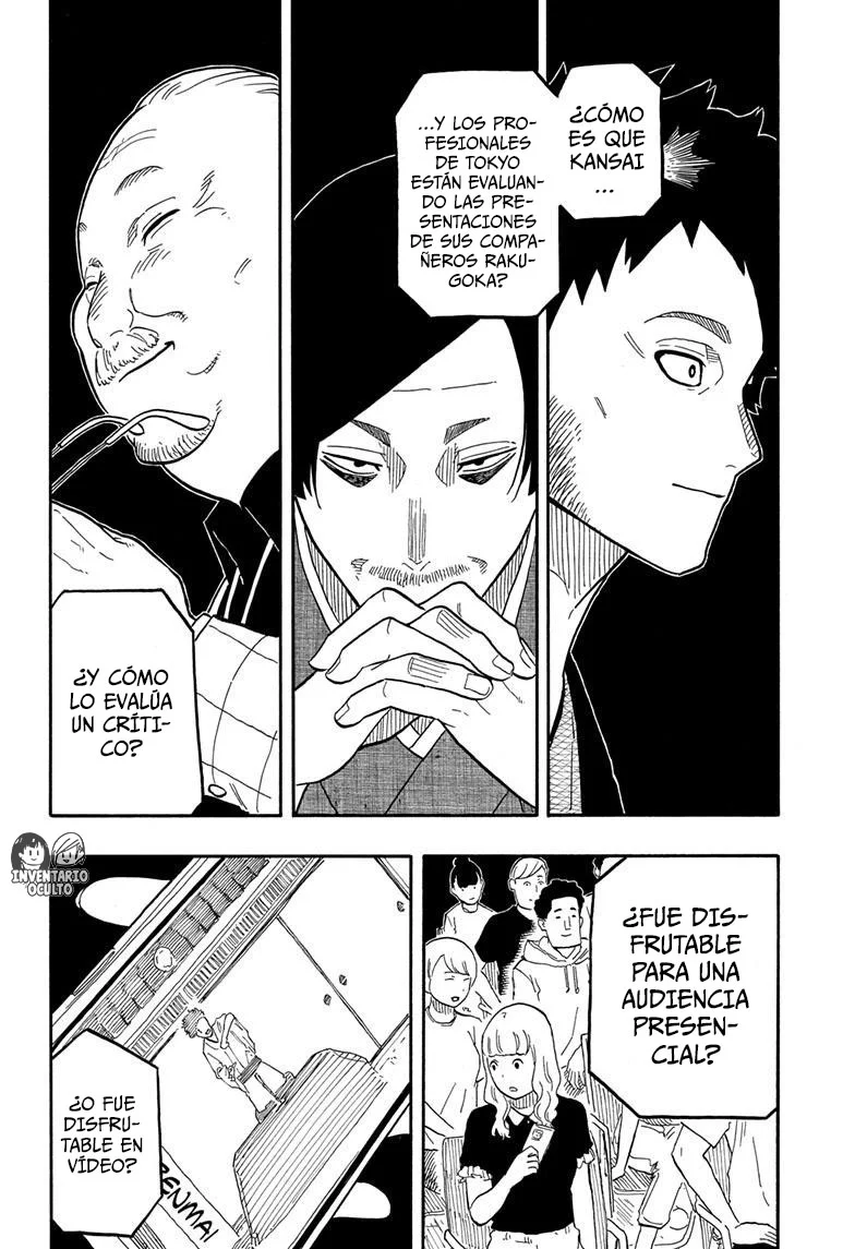 Akane-banashi Capitulo 62: Normas de evaluación página 17