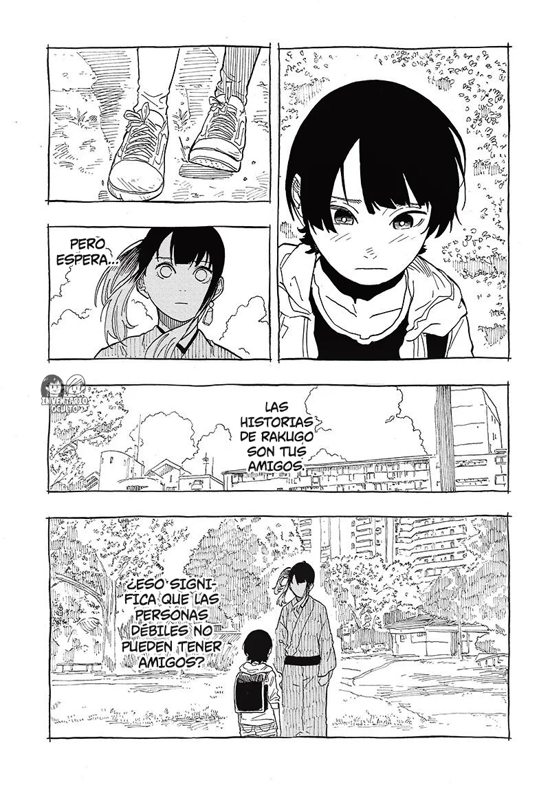 Akane-banashi Capitulo 70: El Rakugoka Shinta Arakawa página 12