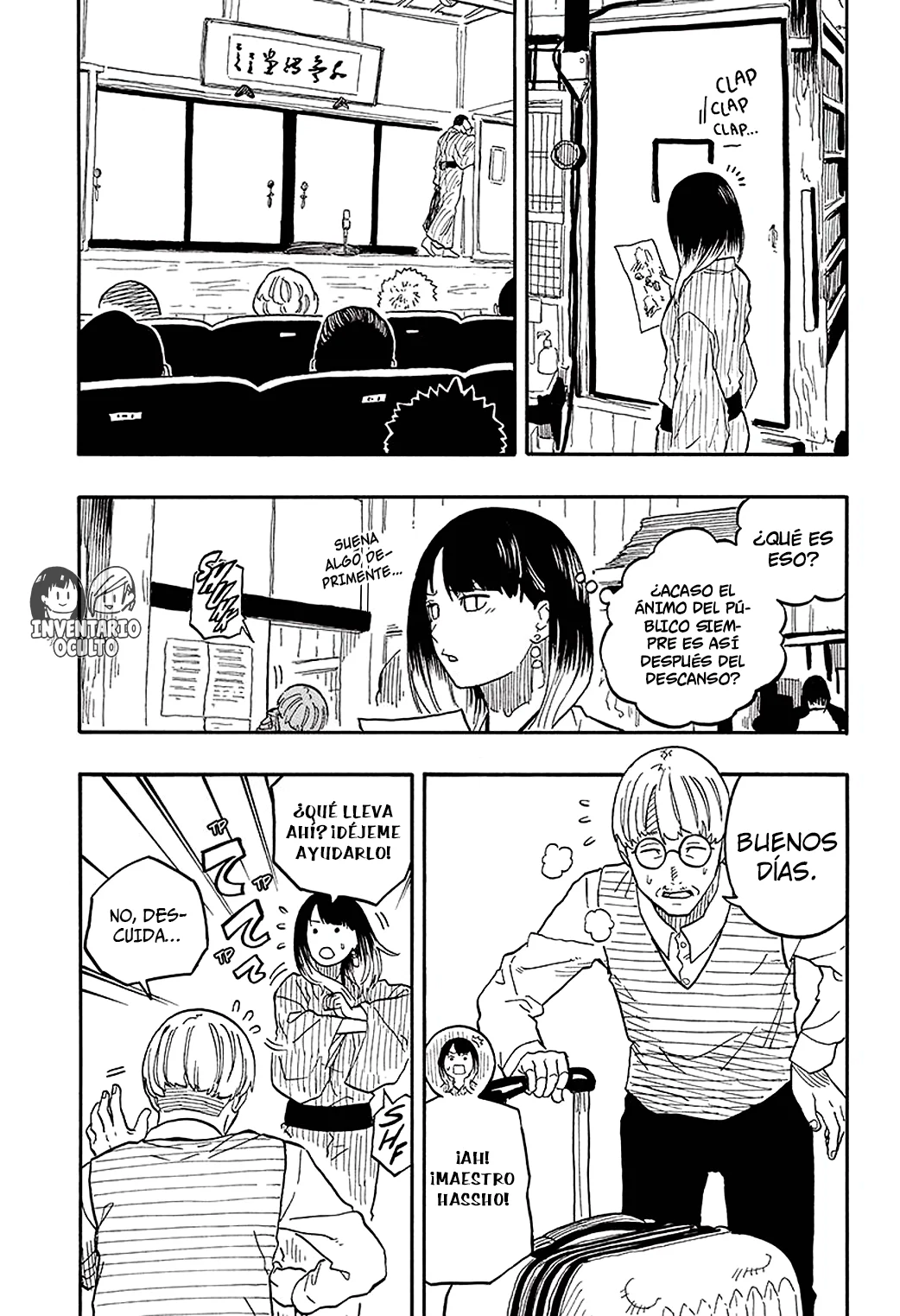 Akane-banashi Capitulo 80: Chocho Konjakutei, el Ookanban página 4