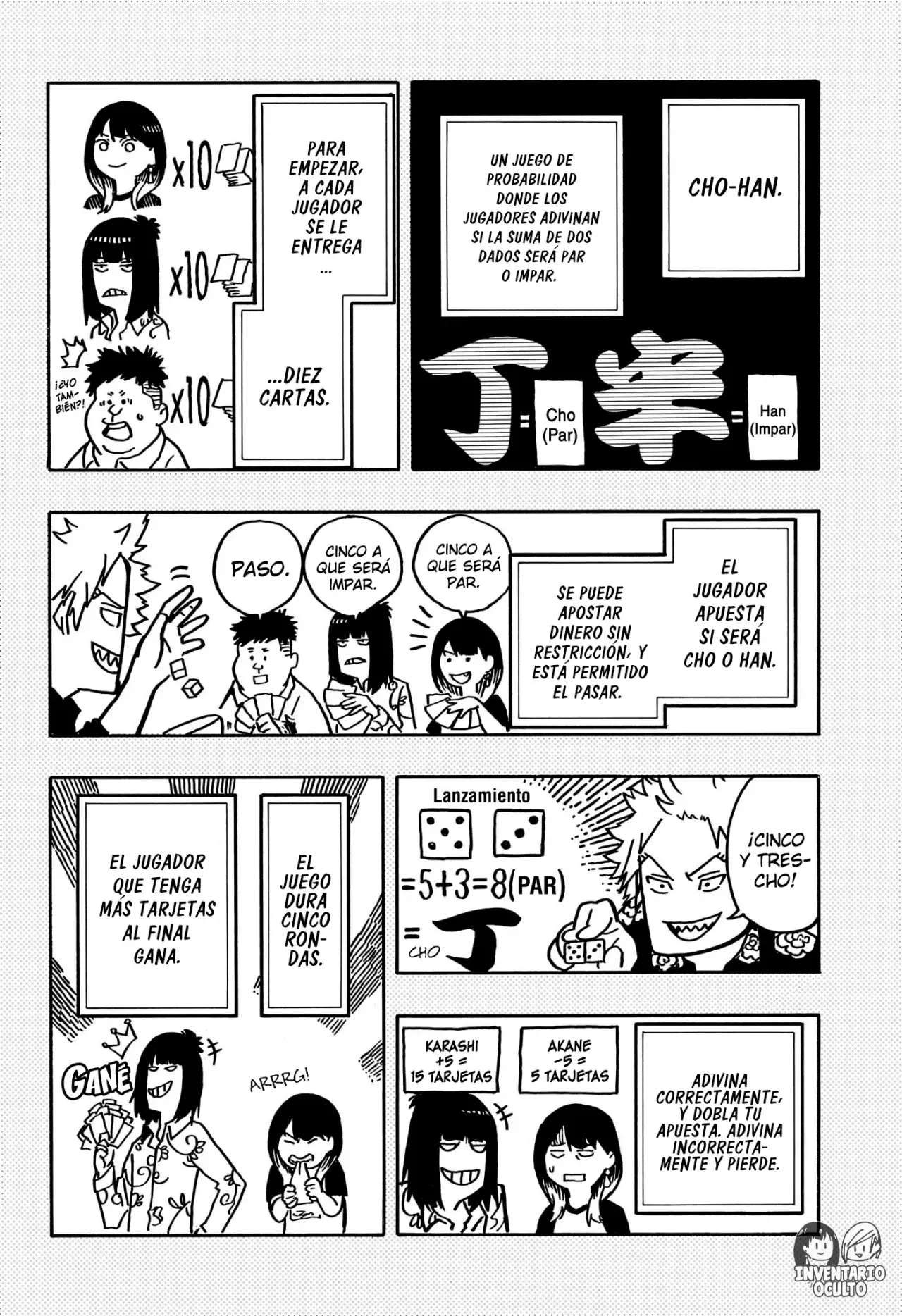 Akane-banashi Capitulo 83: El Dado Cho-Han página 3