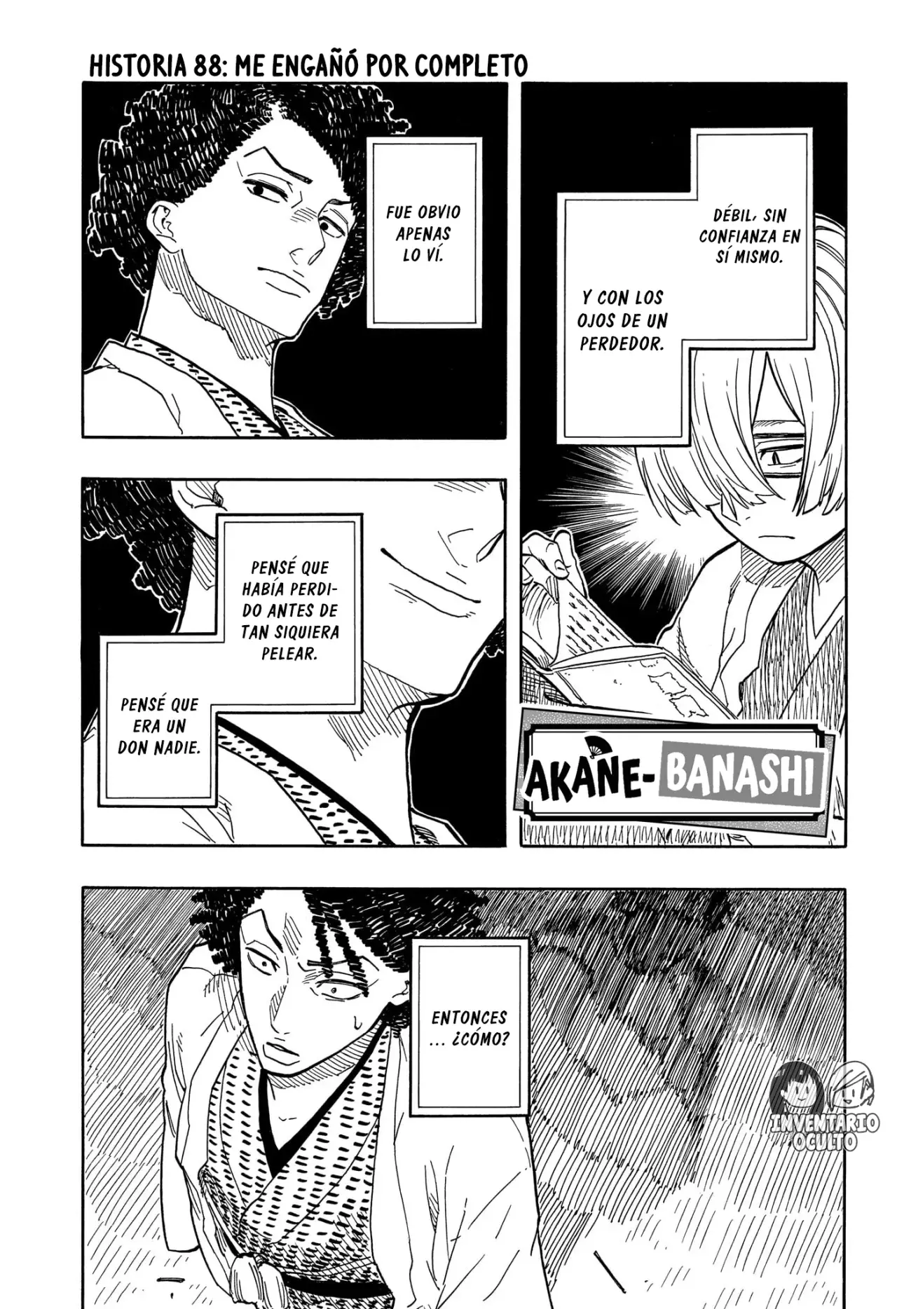Akane-banashi Capitulo 88: Me engañó por completo página 2