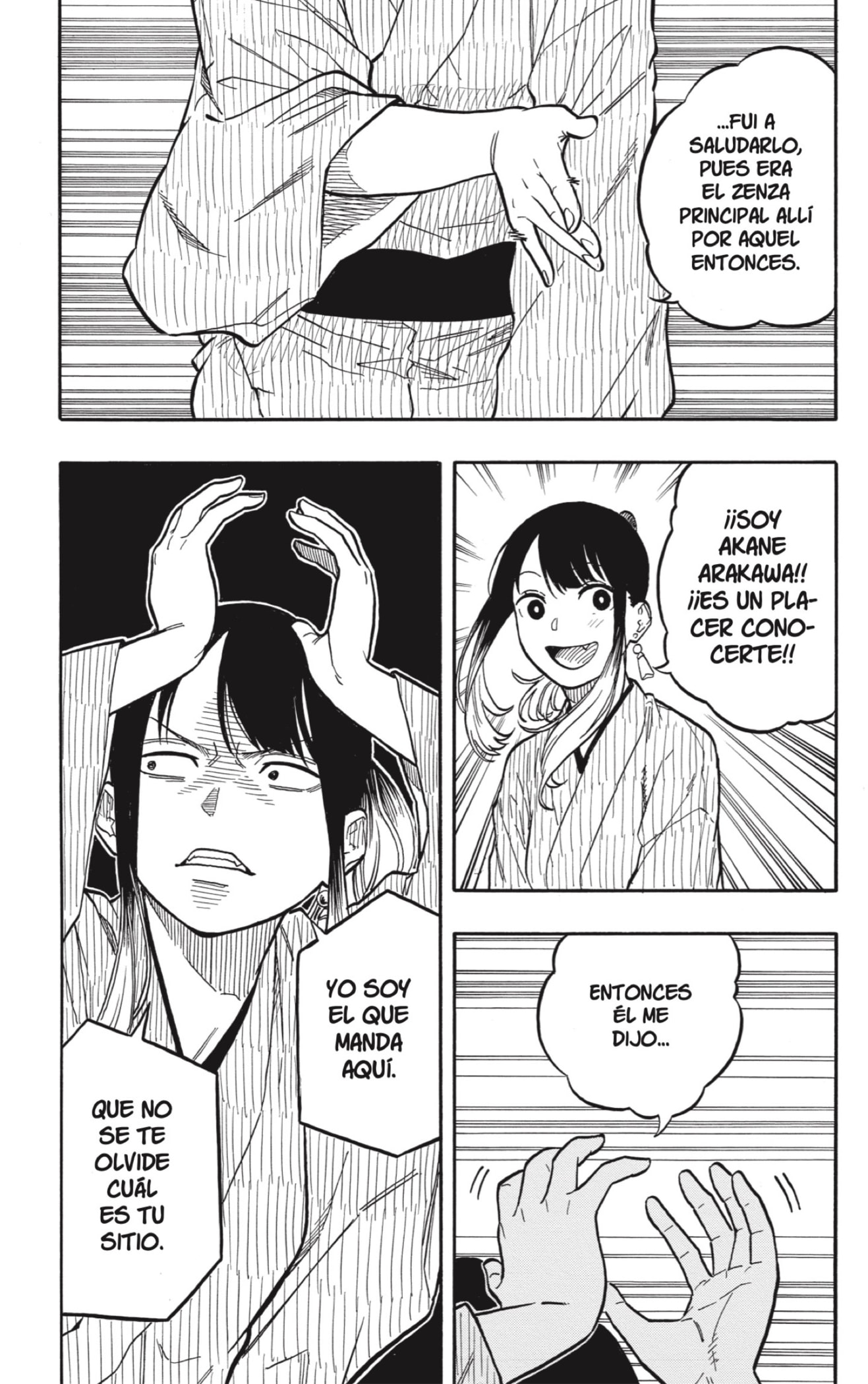 Akane-banashi Capitulo 97: Reconfortante página 7