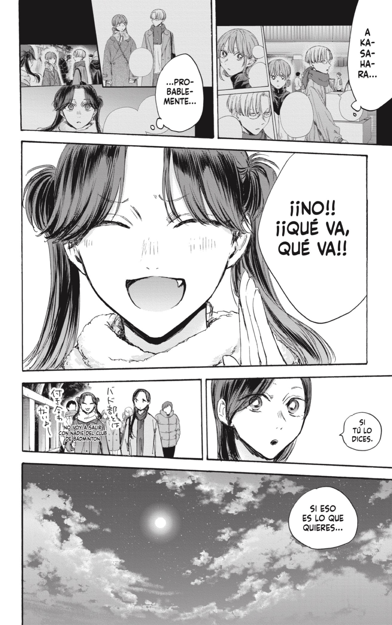 Ao no Hako Capitulo 100: Quiero verla página 6