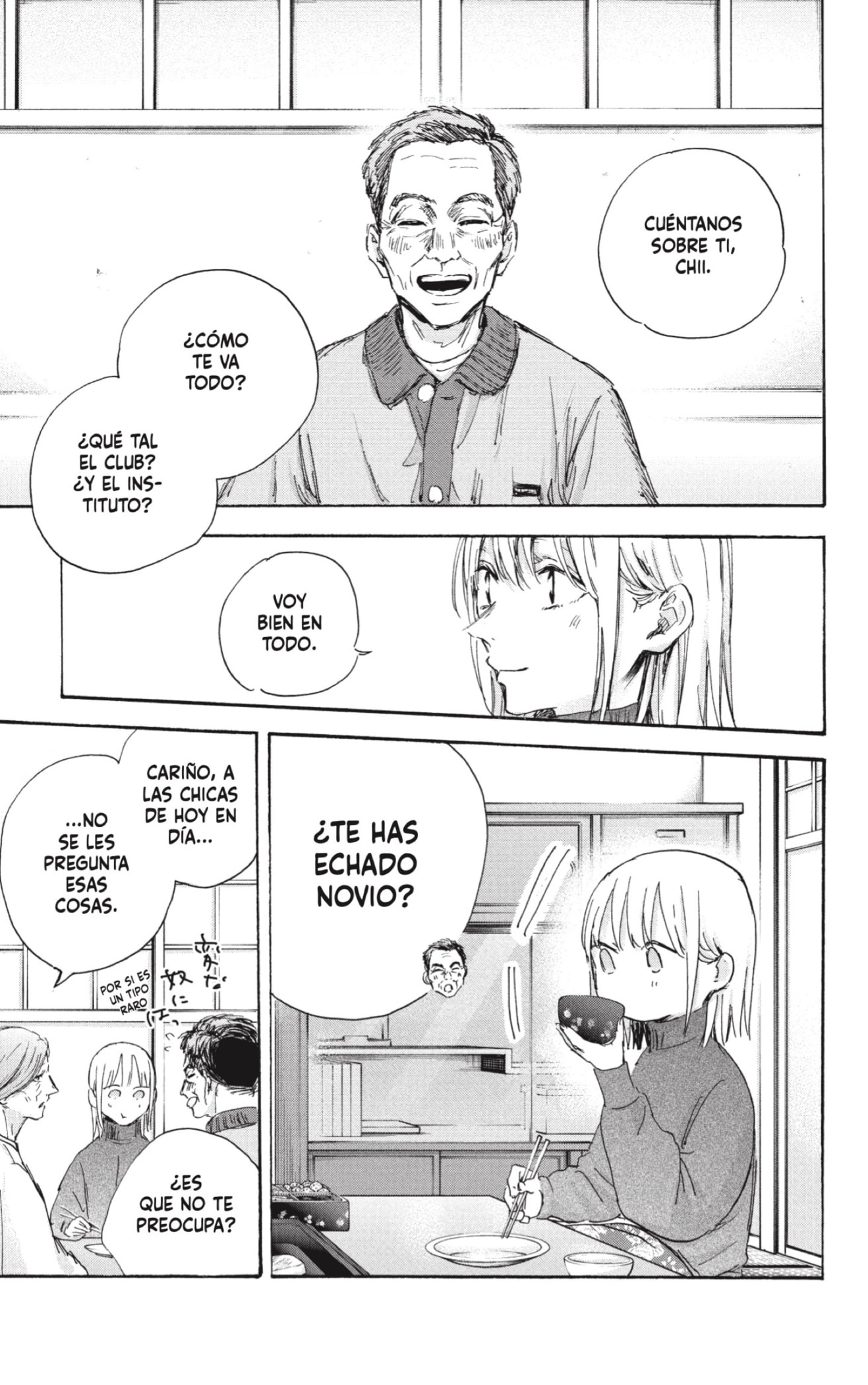 Ao no Hako Capitulo 101: Hoy también. página 5