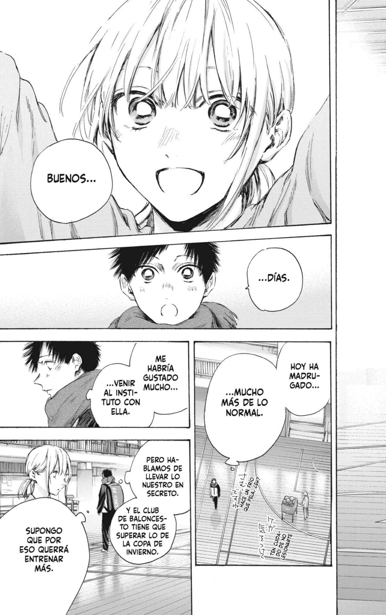 Ao no Hako Capitulo 106: Estaba tan nerviosa... página 5