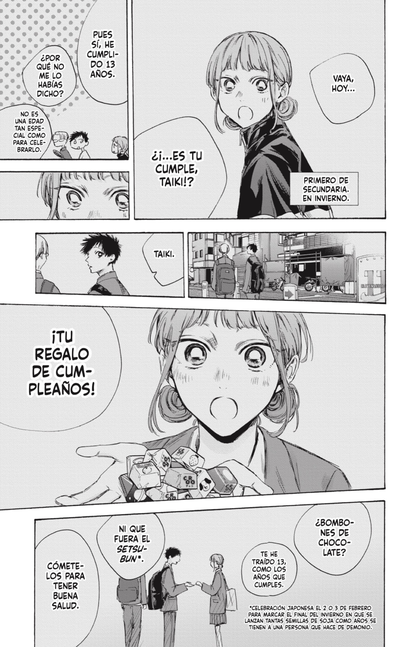 Ao no Hako Capitulo 109: 15 de Enero. página 9