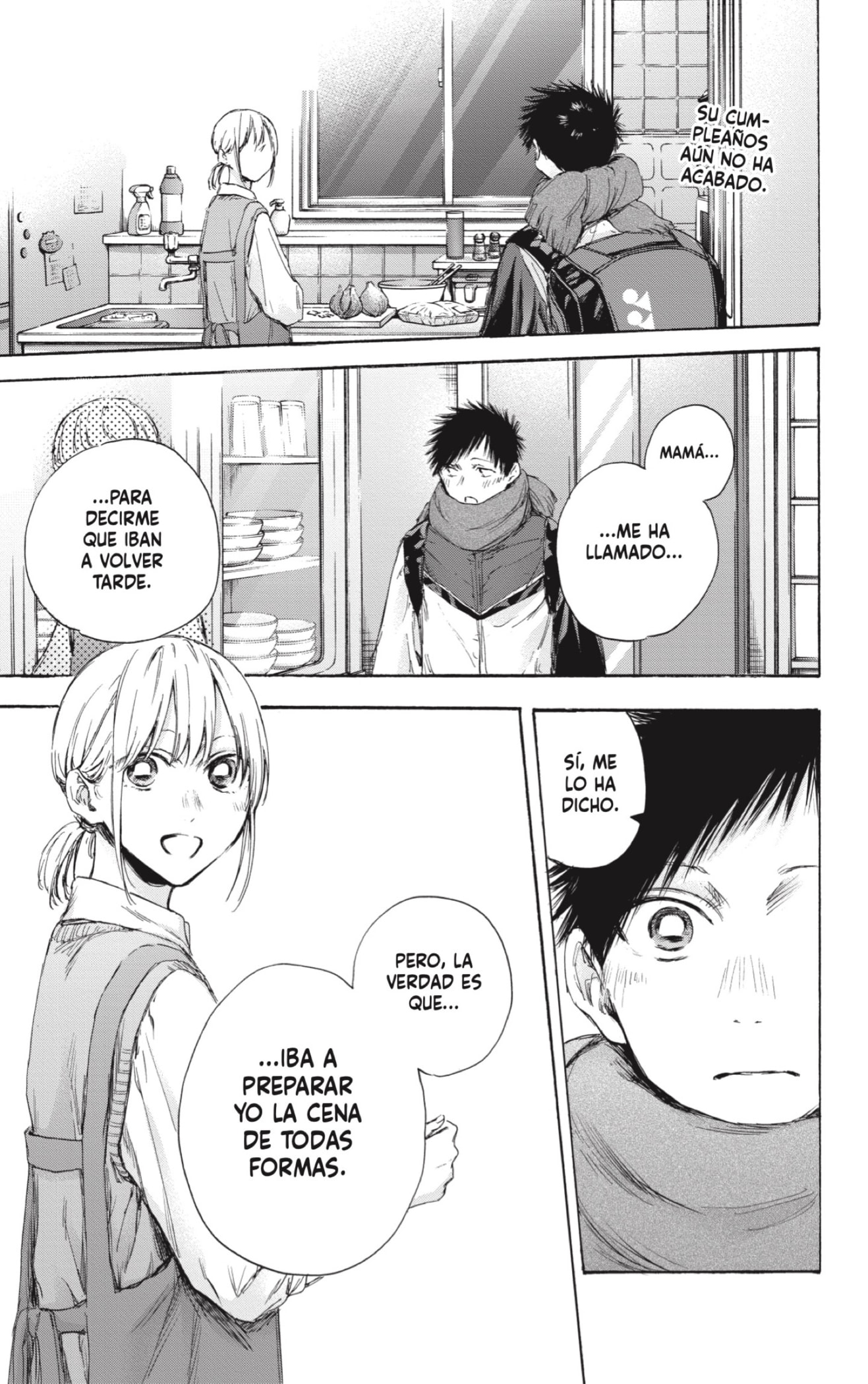 Ao no Hako Capitulo 110: Entrevista página 3
