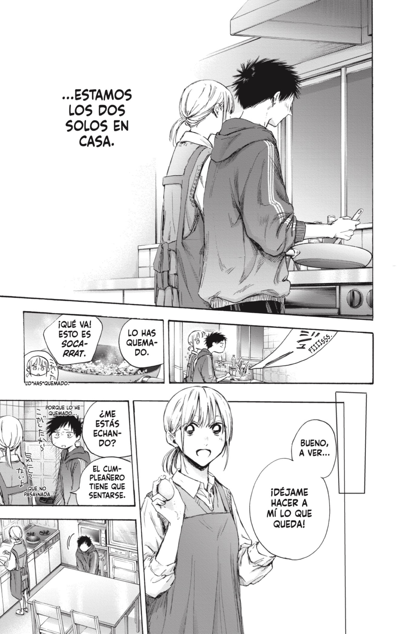Ao no Hako Capitulo 110: Entrevista página 9