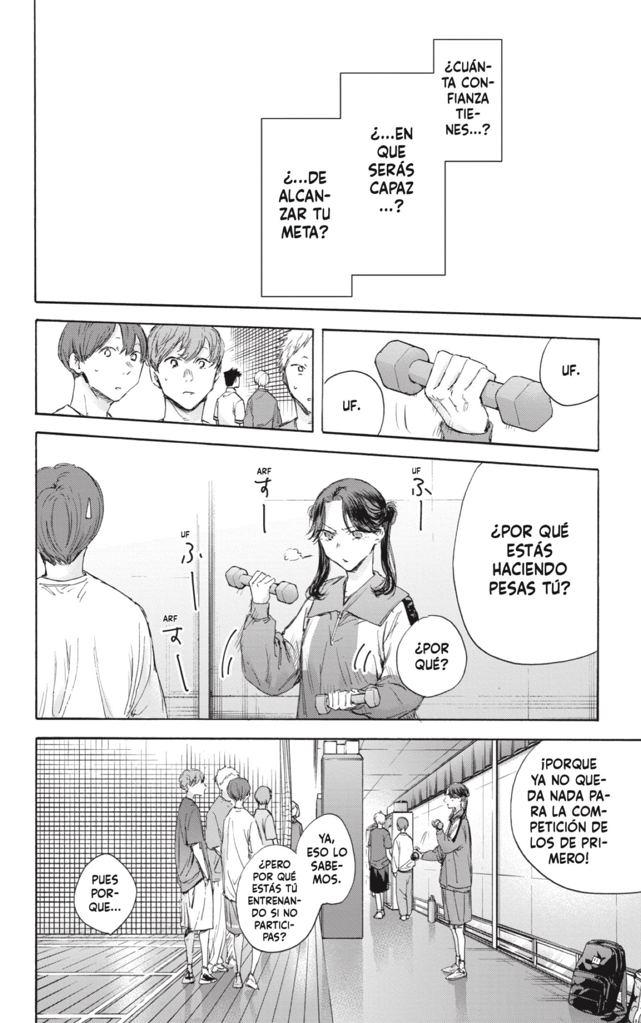 Ao no Hako Capitulo 114: Desafiante página 4