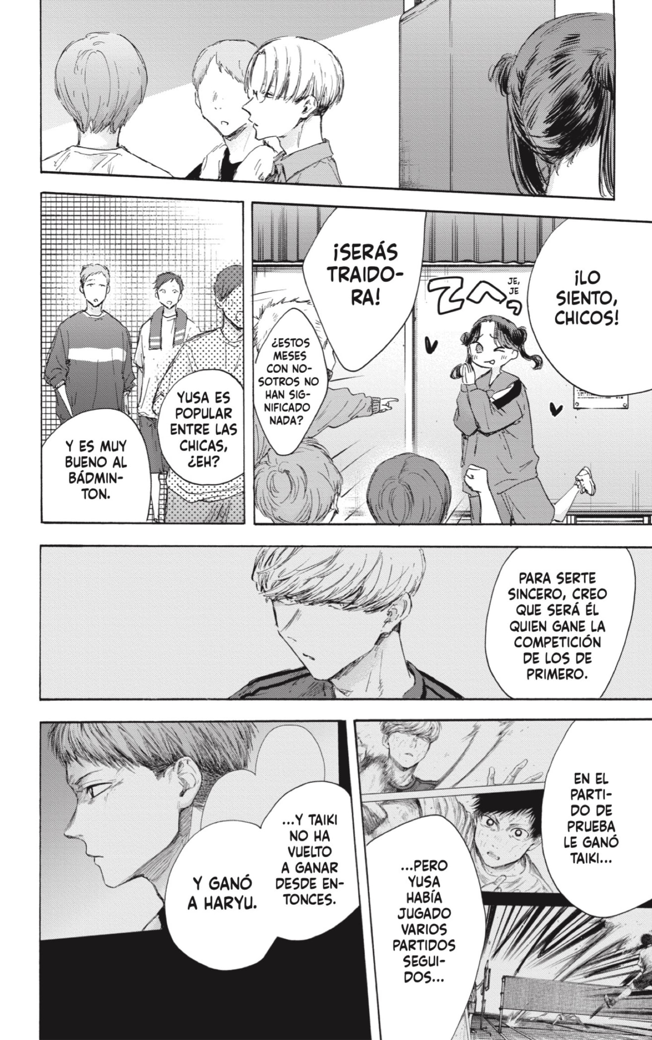 Ao no Hako Capitulo 114: Desafiante página 6