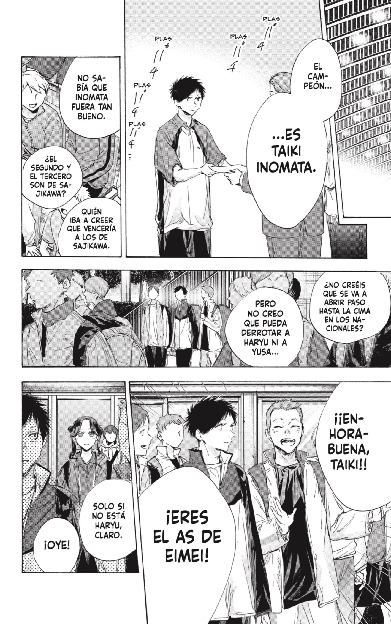 Ao no Hako Capitulo 118: Ese tipo de persona. página 4