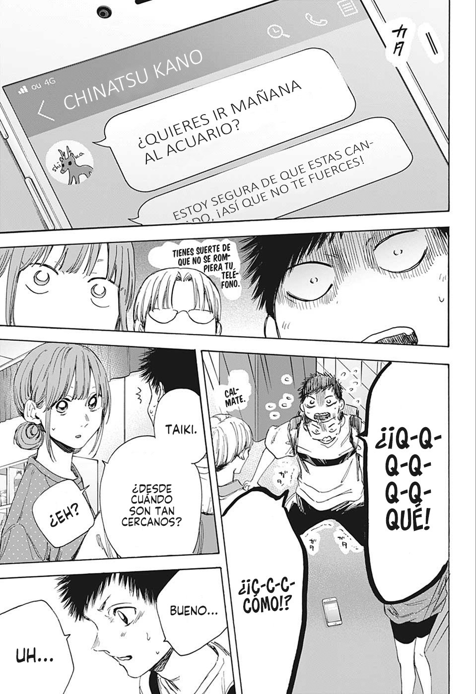 Ao no Hako Capitulo 13: Cita página 10