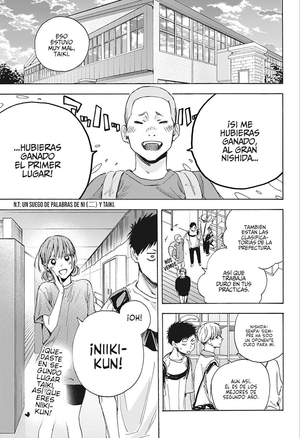 Ao no Hako Capitulo 13: Cita página 8
