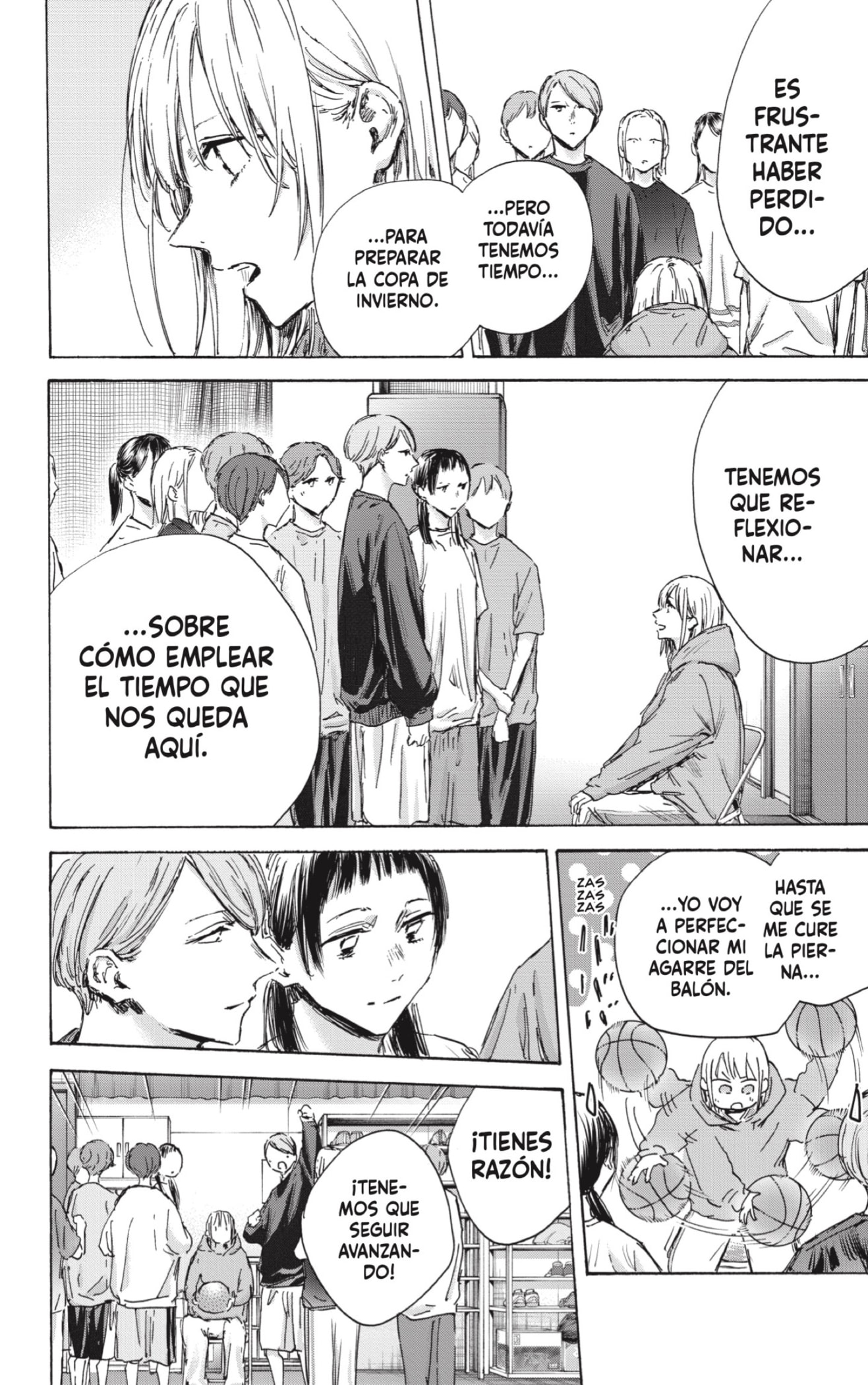 Ao no Hako Capitulo 134: Súbete página 8