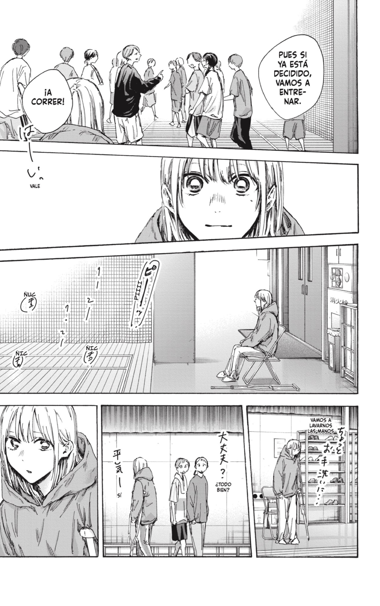 Ao no Hako Capitulo 134: Súbete página 9