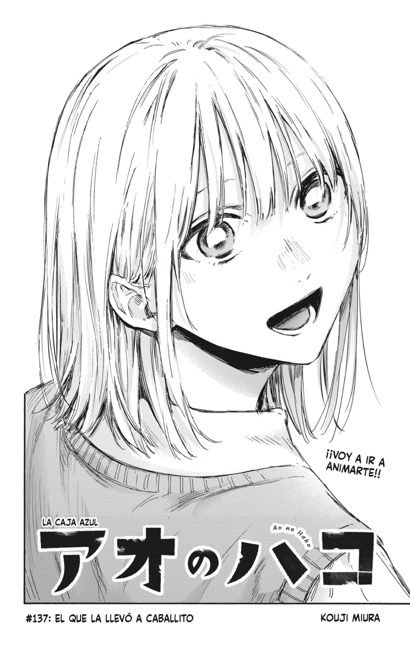 Ao no Hako Capitulo 137: El chico que la cargaba página 2