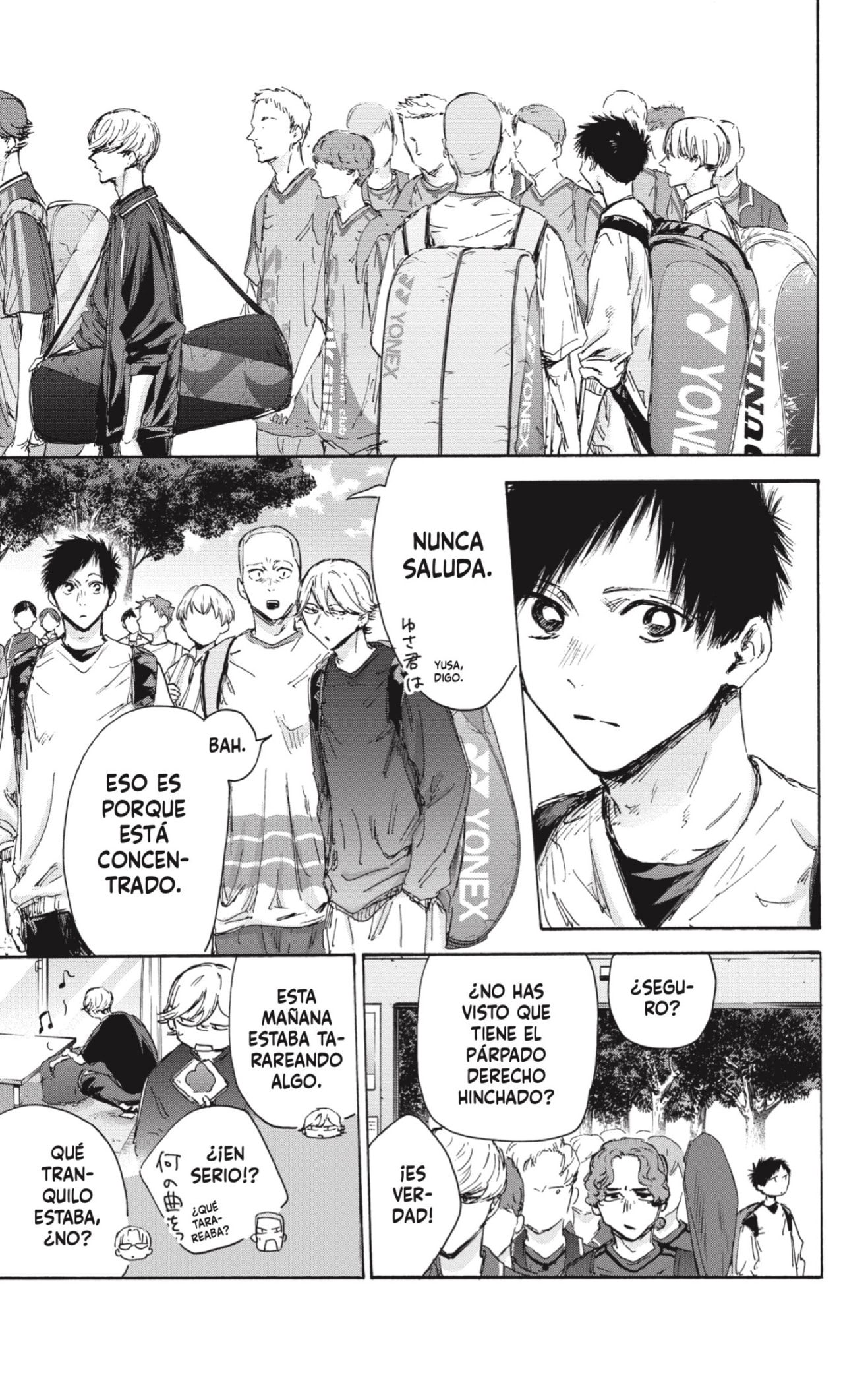Ao no Hako Capitulo 137: El chico que la cargaba página 5