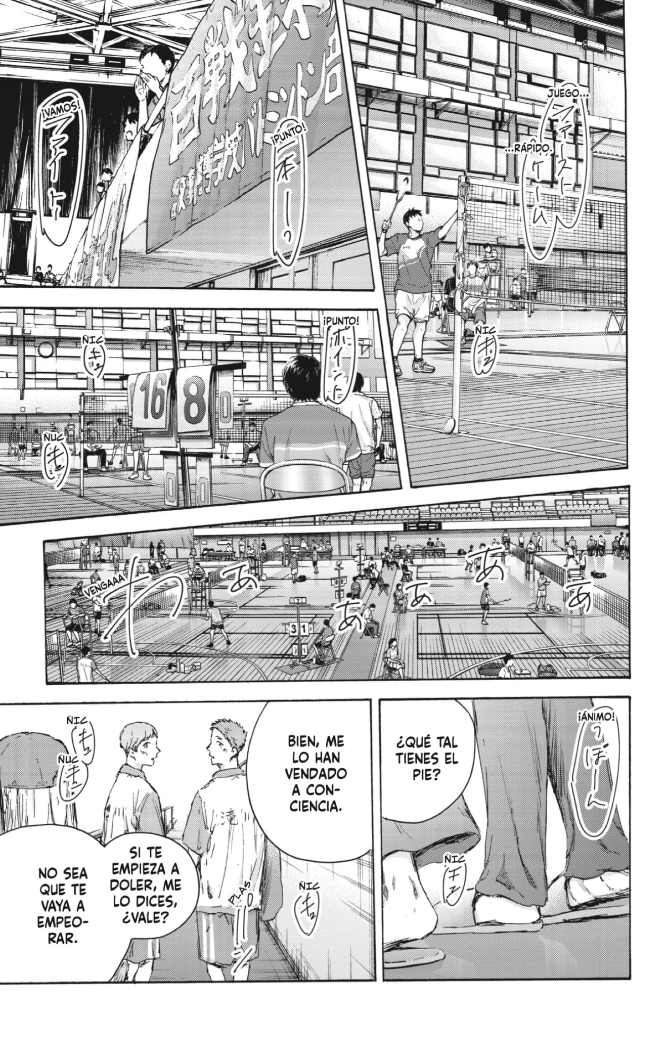 Ao no Hako Capitulo 137: El chico que la cargaba página 7